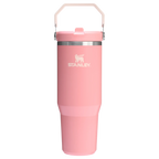 The IceFlow™ Flip Straw Tumbler | 30 OZ Pembe