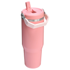 The IceFlow™ Flip Straw Tumbler | 30 OZ Pembe