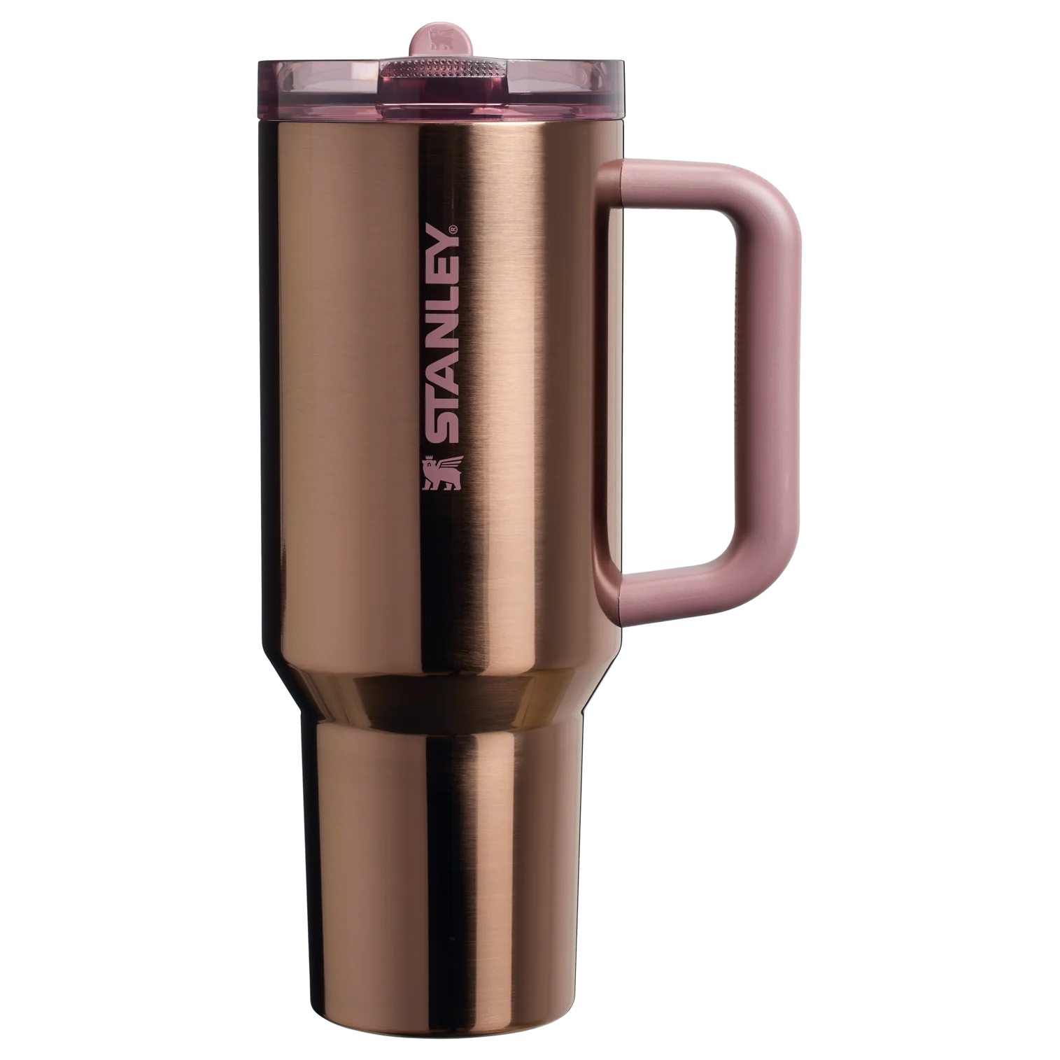 The Quencher ProTour Flip Straw Tumbler | 40 OZ Polished Rose Gold