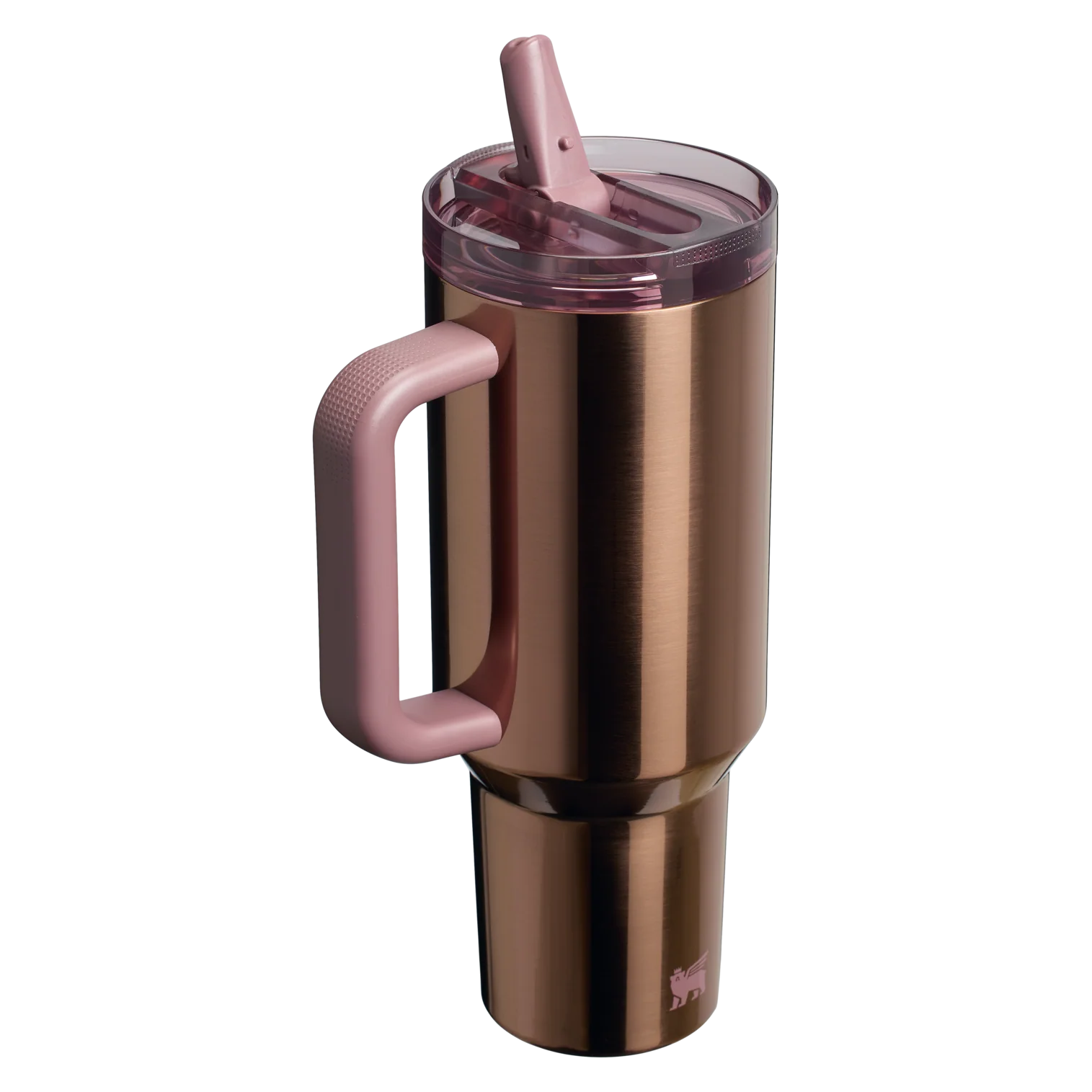 The Quencher ProTour Flip Straw Tumbler | 40 OZ Polished Rose Gold