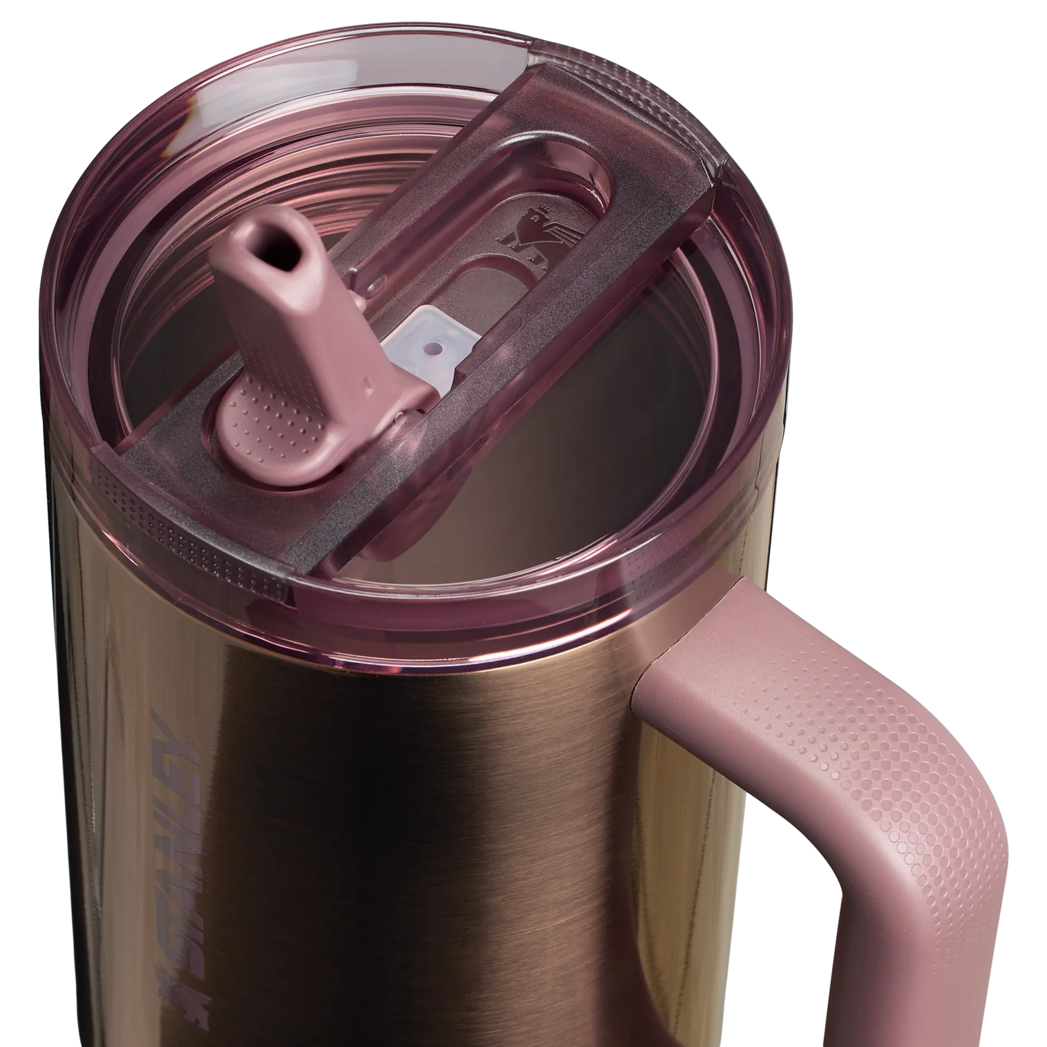 The Quencher ProTour Flip Straw Tumbler | 40 OZ Polished Rose Gold